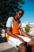 Short FK Squad - Blanc/Orange/Bleu