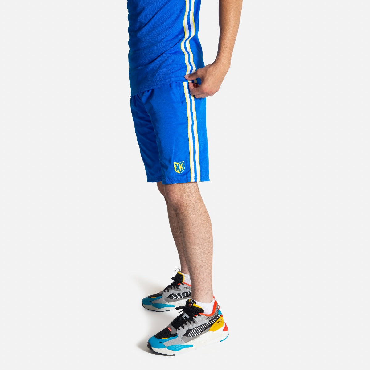 Short FK Teams - Bleu Royal/Blanc/Jaune