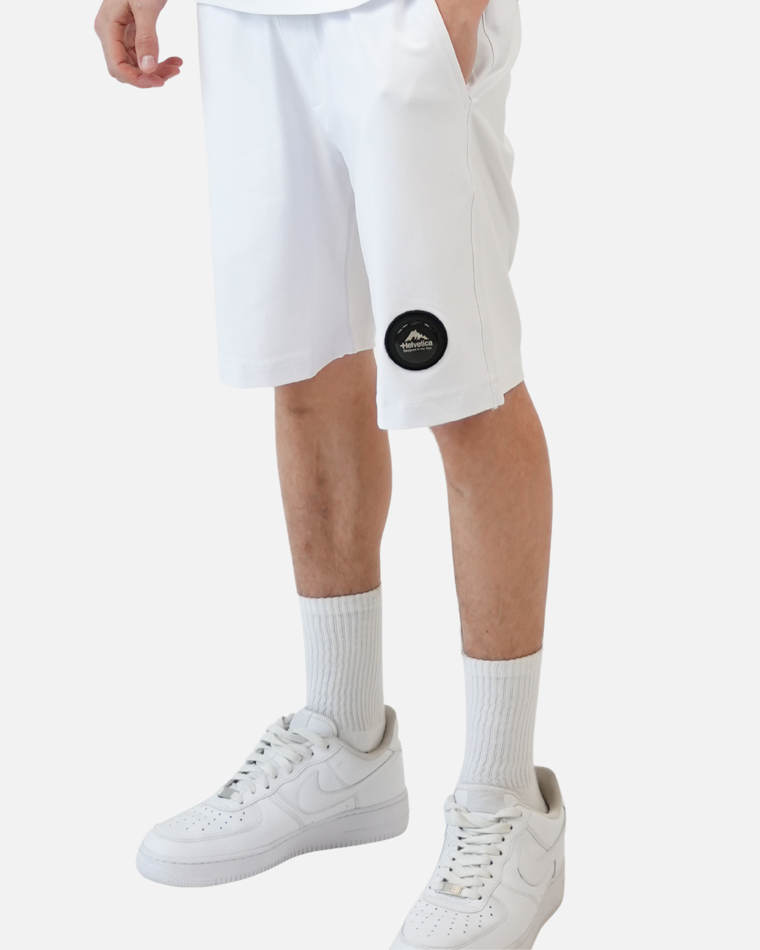 Short Helvetica Capri - Blanc