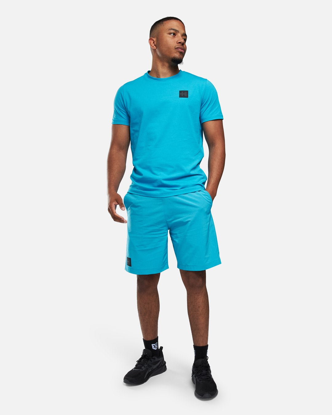 Short Helvetica Parker - Bleu