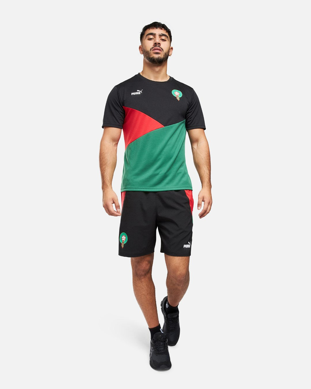 Short Maroc 2024 - Noir/Vert/Rouge