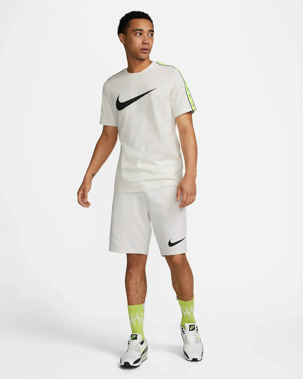 Short Nike Sportswear - Beige/Noir/Vert