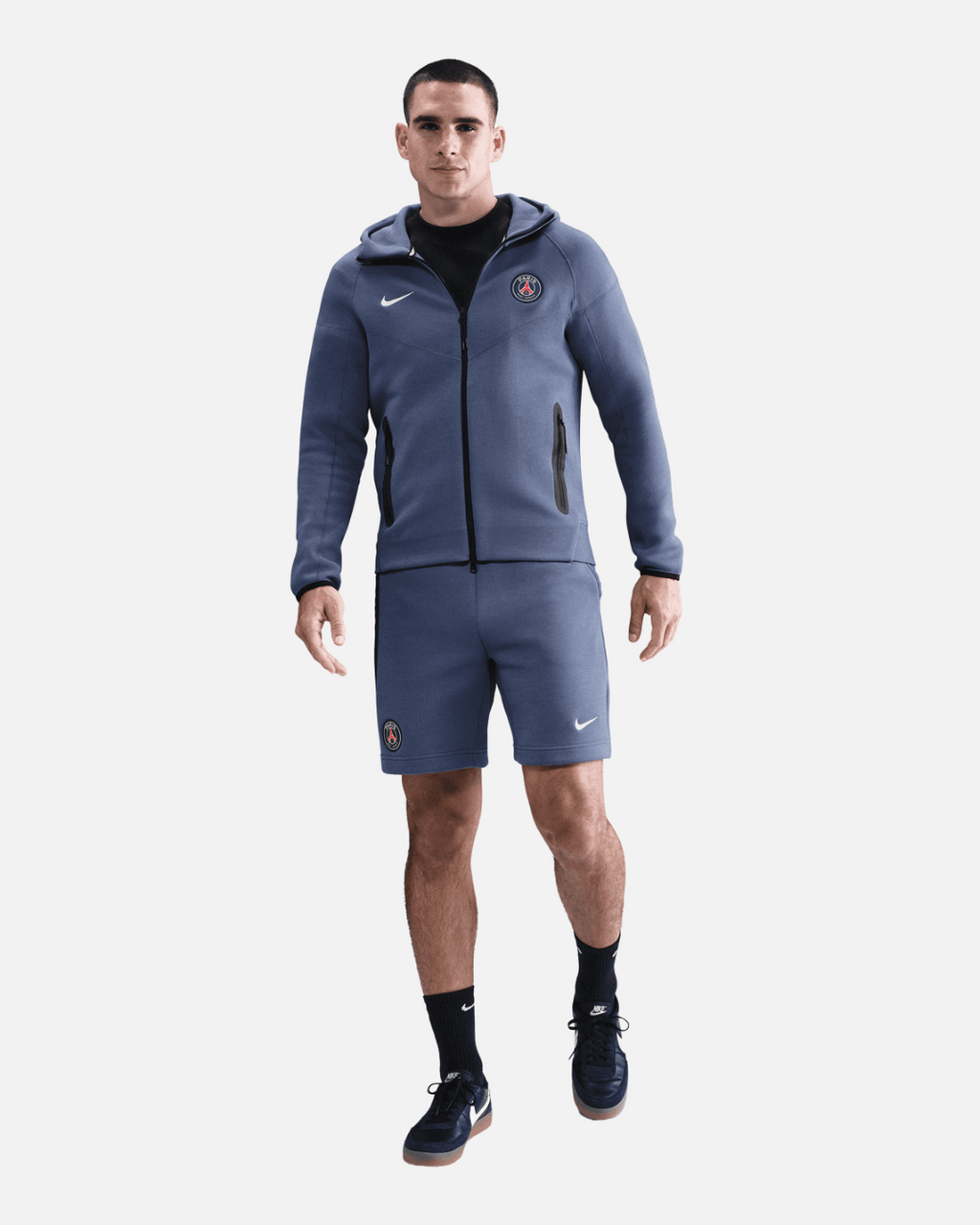 Short PSG Tech Fleece 2025/2026 - Bleu