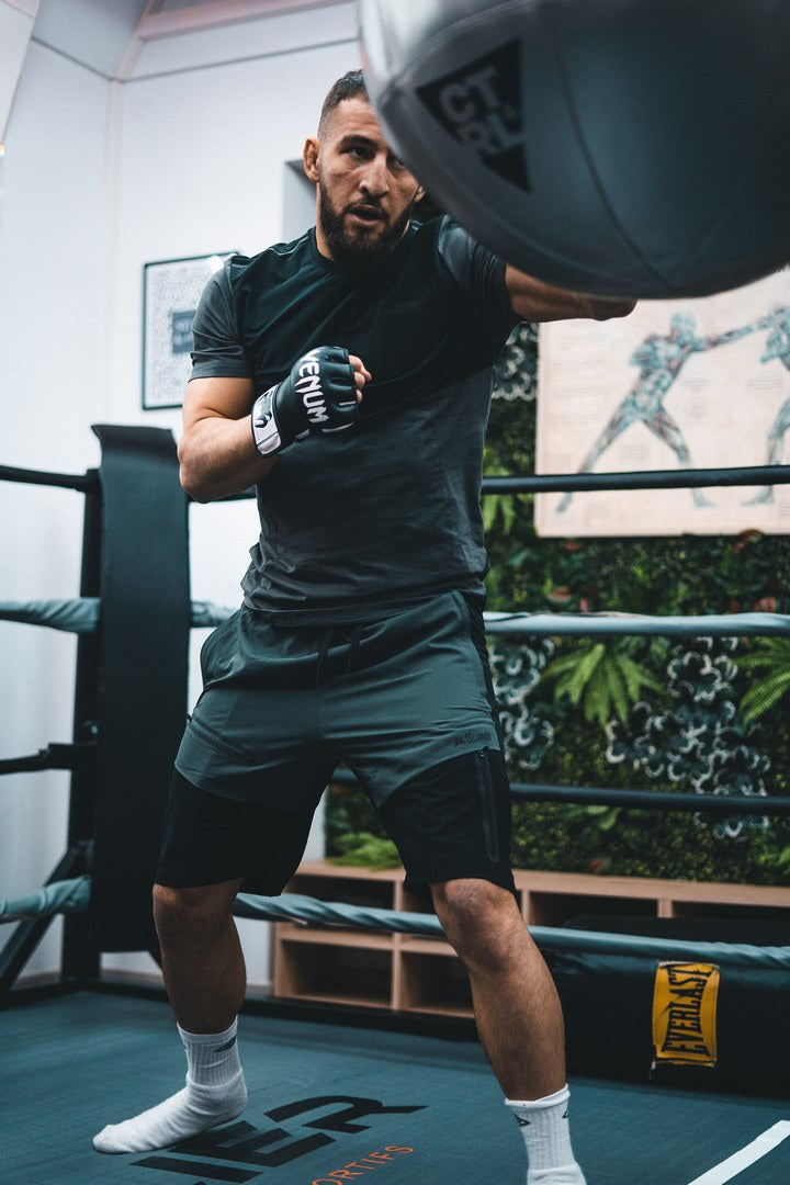 Short Scampia Scalare - Gris/Noir