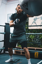 Short Scampia Scalare - Gris/Noir