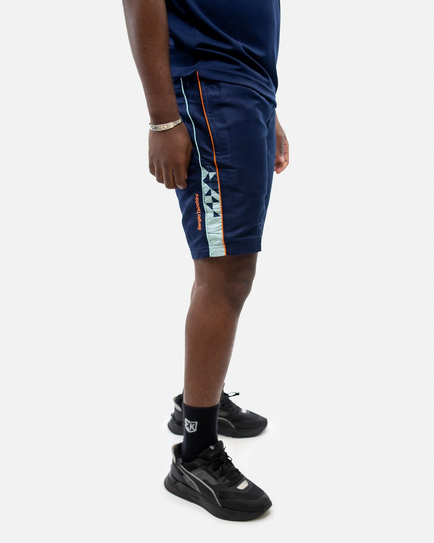 Short Sergio Tacchini Dispersa - Bleu/Orange
