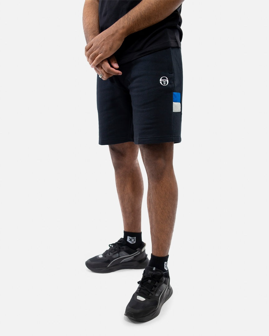 Short Sergio Tacchini Fascia - Noir/Bleu/Blanc