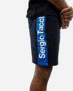 Short Sergio Tacchini Fascia - Noir/Bleu/Blanc
