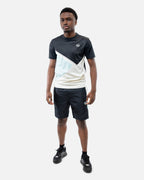 Short Sergio Tacchini Scaleno - Noir/Bleu/Blanc