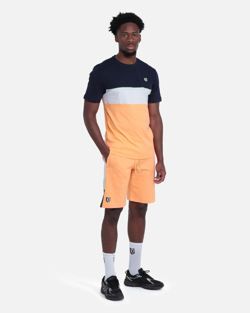 T-shirt FK Sicarios Pastel - Orange/Blanc/Bleu
