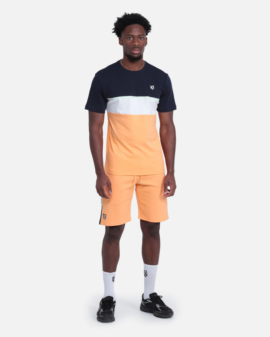 Short Sicarios Pastel - Orange/Blanc/Bleu