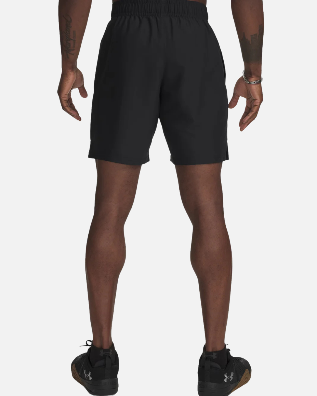 Short Under Amour Tech  Wordmark - Noir/Orange