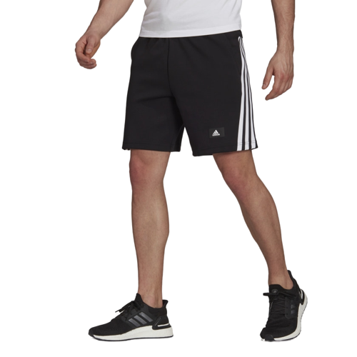 Short Adidas Sportswear 3 Stripes - Noir/Blanc