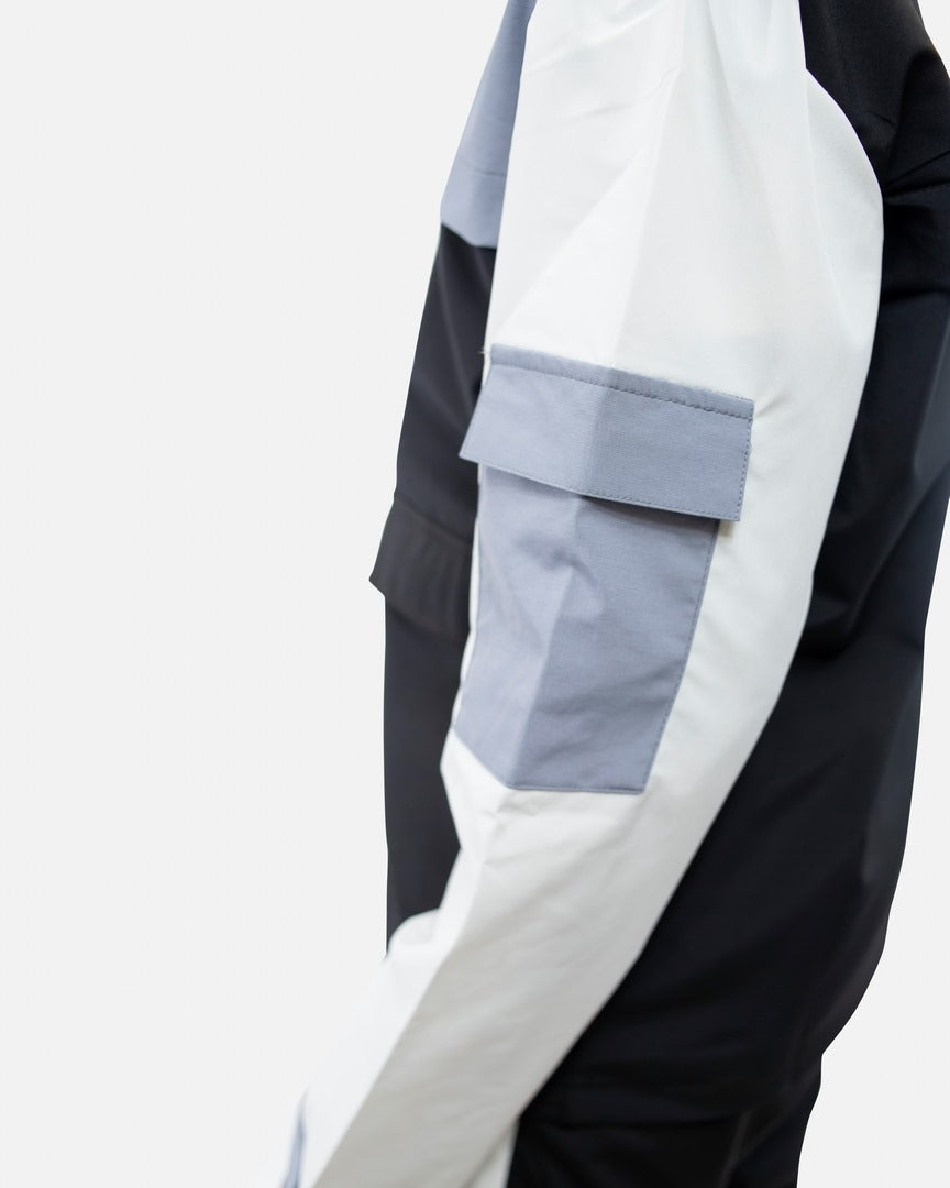 Survêtement ADJ - Blanc/Noir/Gris