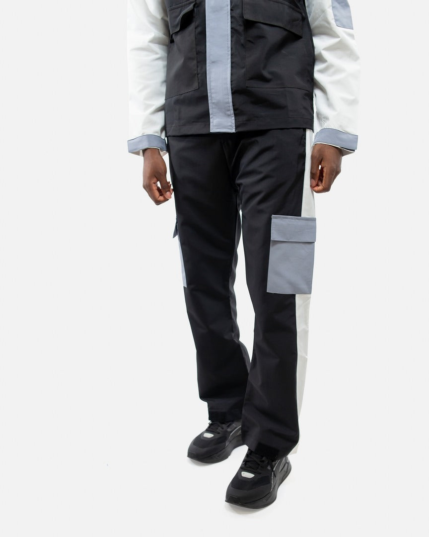 Survêtement ADJ - Blanc/Noir/Gris