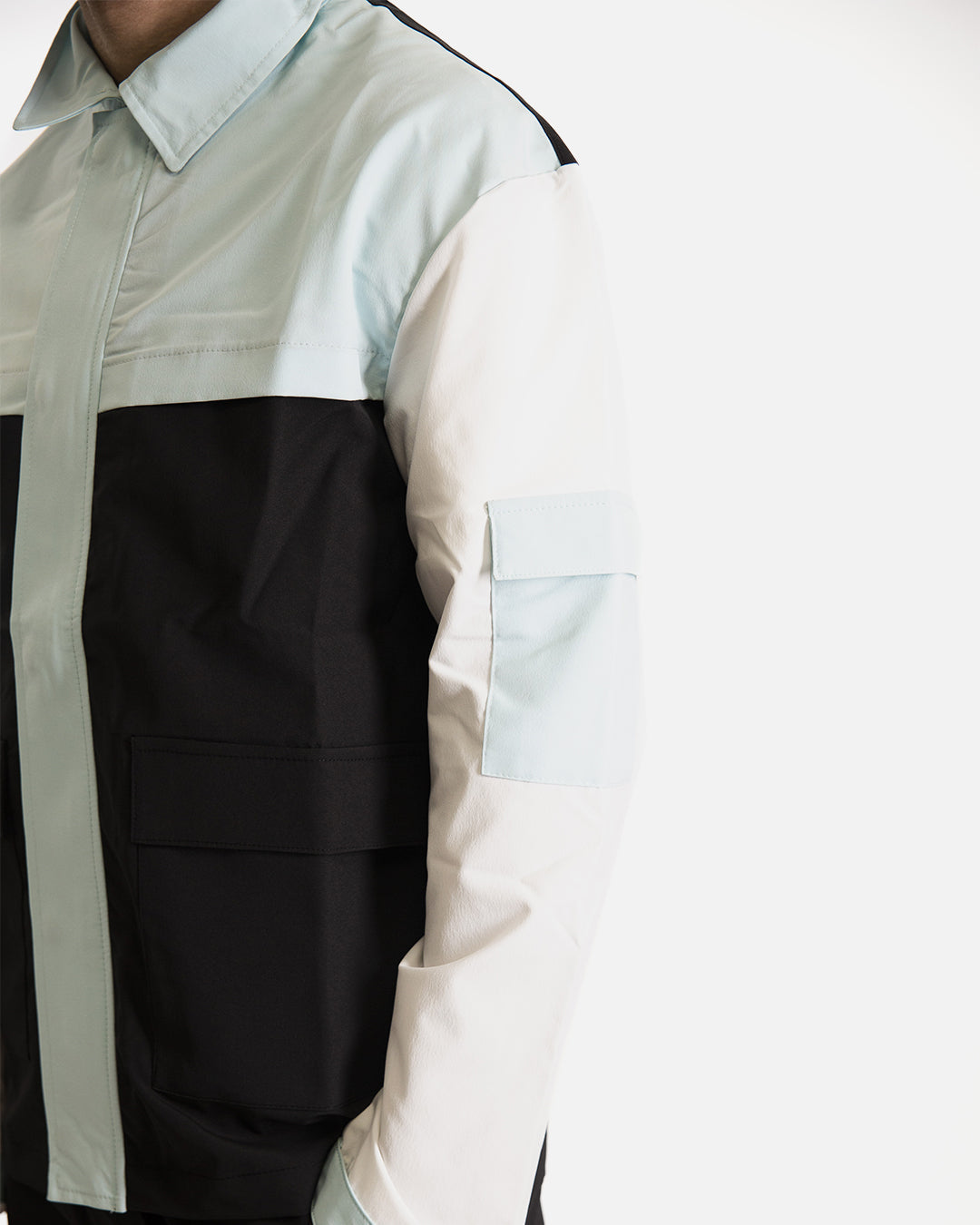 Survêtement ADJ -Noir/Blanc/Vert