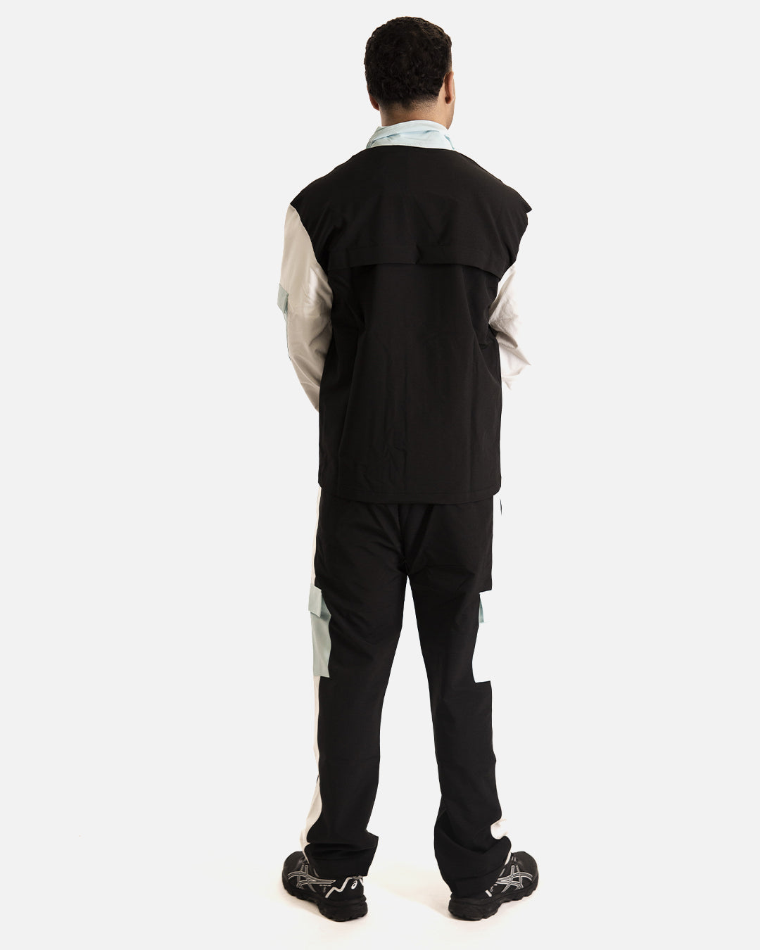 Survêtement ADJ -Noir/Blanc/Vert