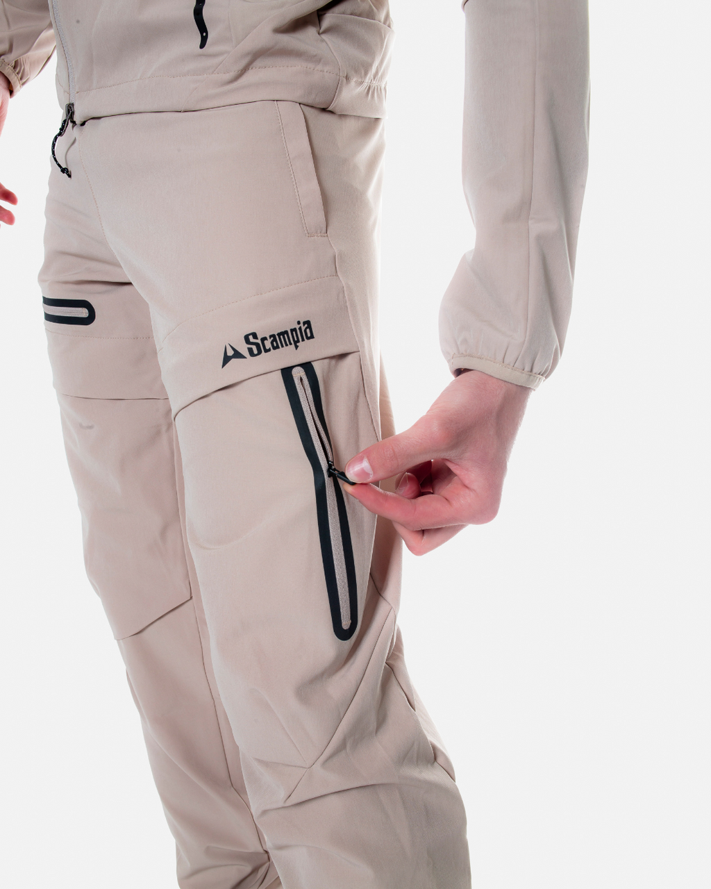 Survêtement Scampia Scalare - Beige/Noir