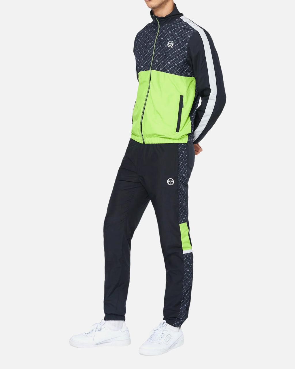 Survêtement Sergio Tacchini Replica - Noir/Bleu/Jaune