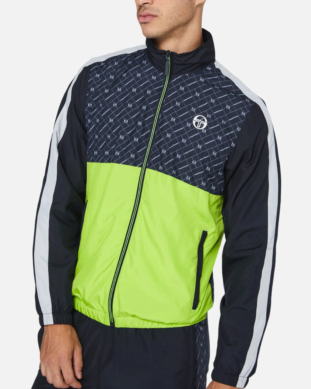 Survêtement Sergio Tacchini Replica - Noir/Bleu/Jaune