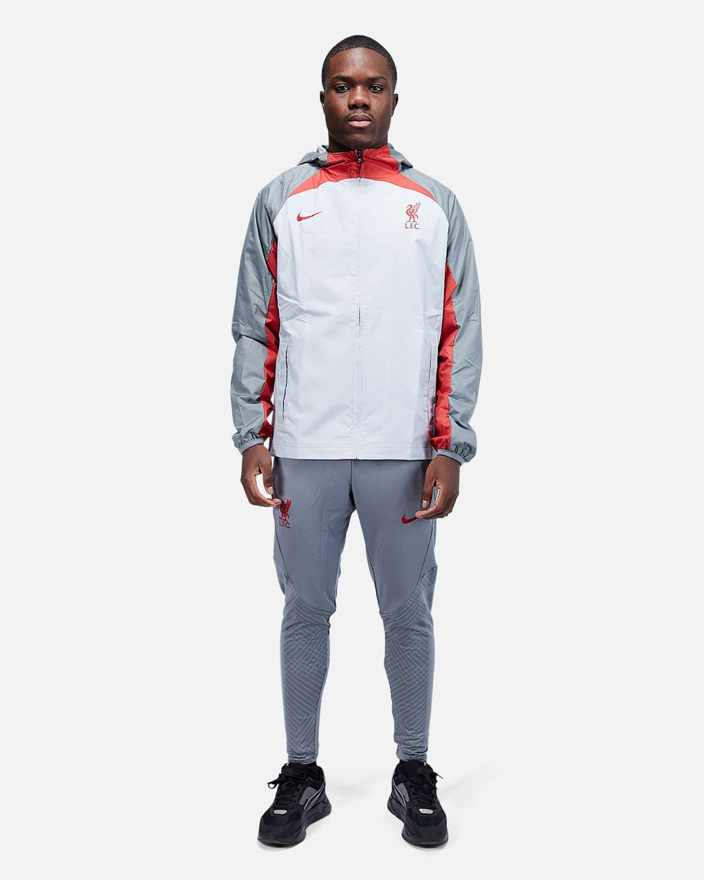 Pantalon d'entrainement Liverpool - Gris/Rouge