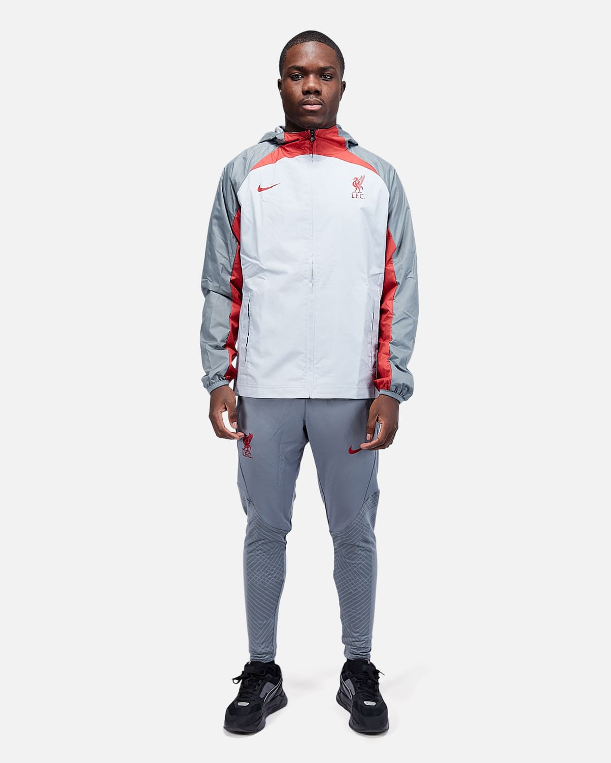 Pantalon d'entrainement Liverpool - Gris/Rouge