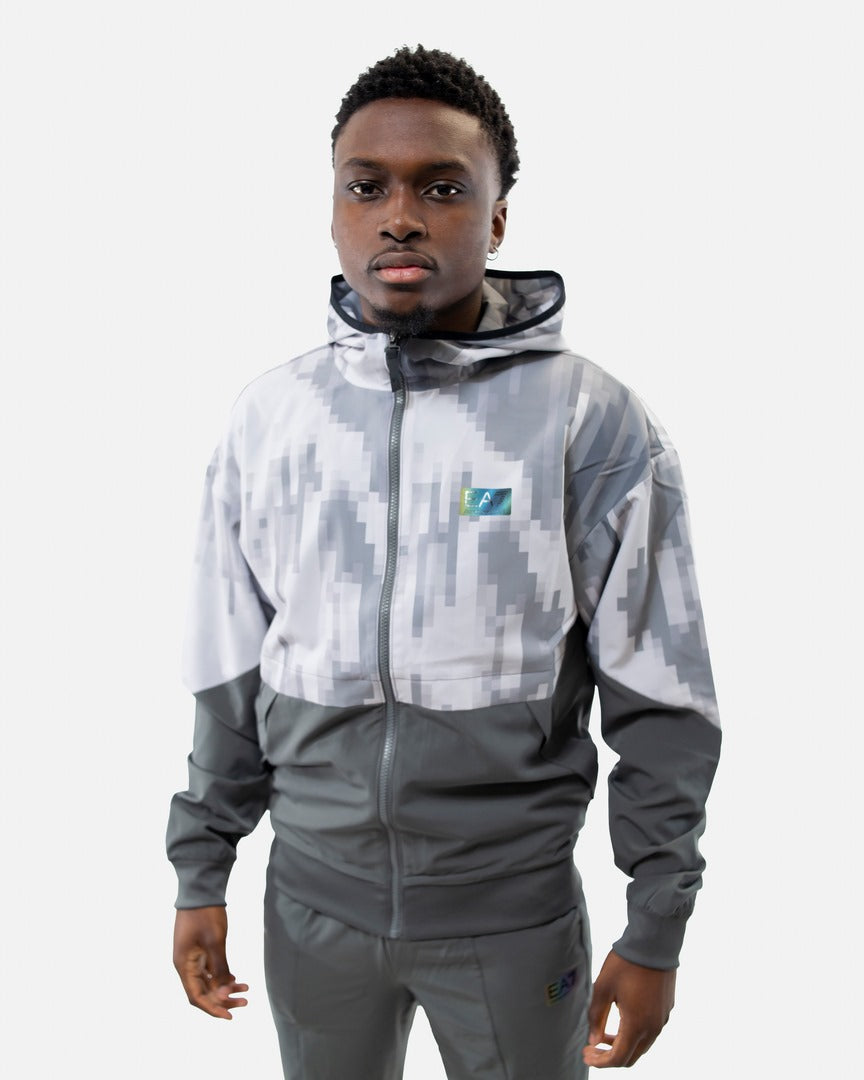 Survêtement Emporio Armani EA7 - Gris/Blanc