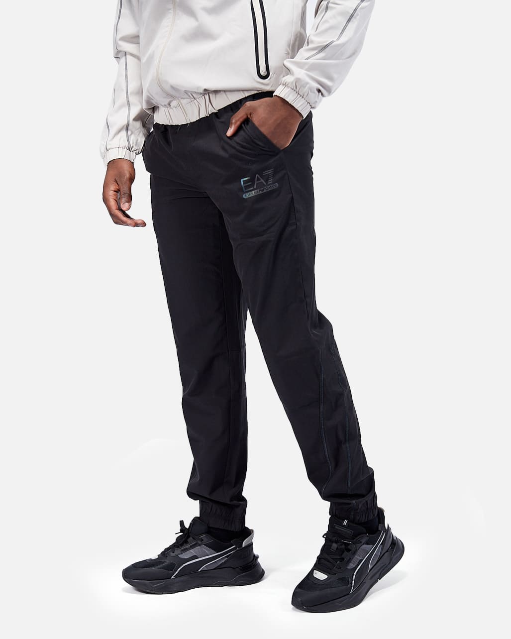 Survêtement EA7 Tracksuit Ventus 7 - Beige/Noir