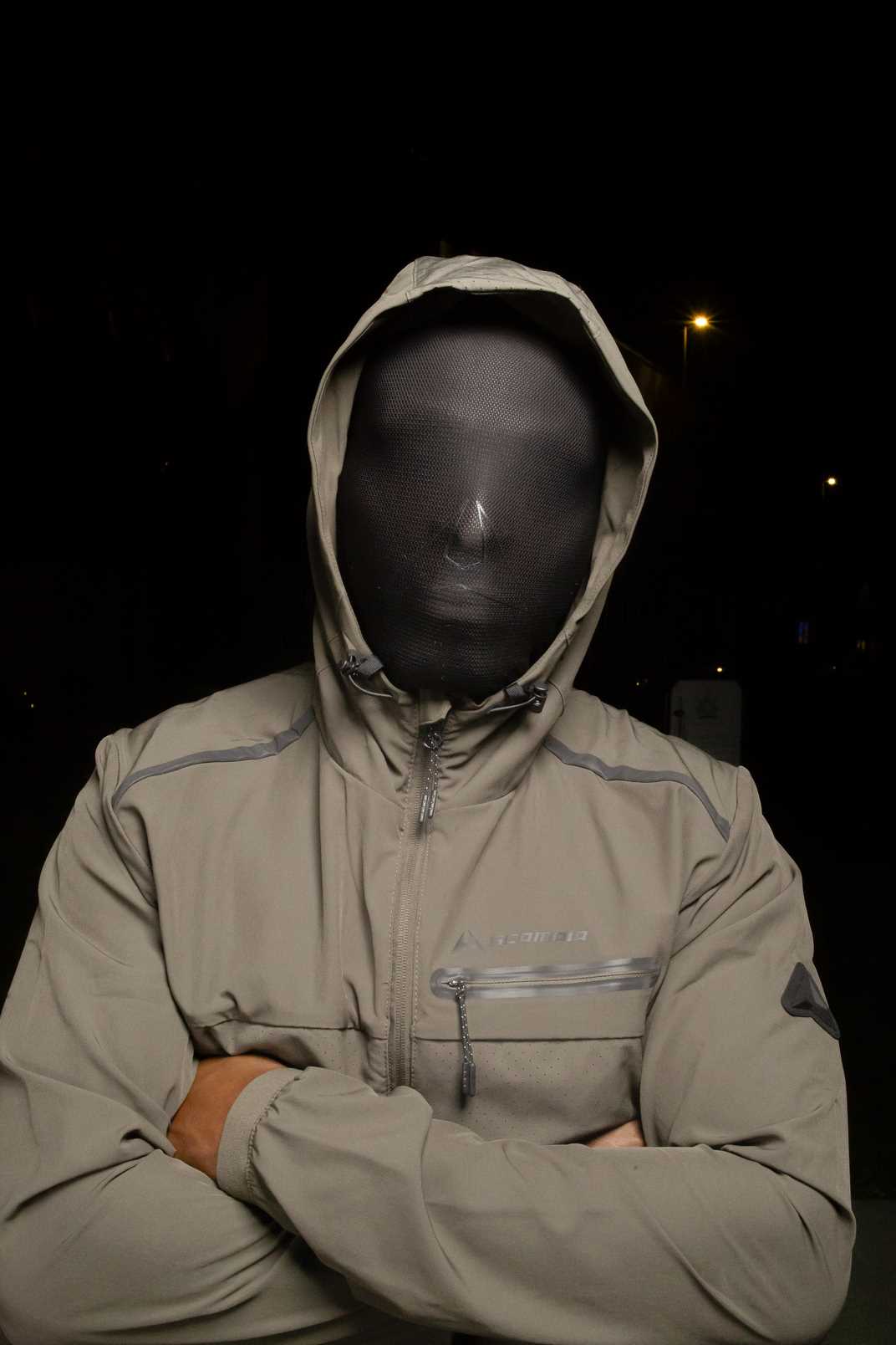 Survêtement Scampia Running Gara Cagoule intégrée - Kaki