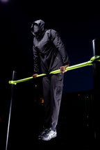 Survêtement Scampia Running Gara Cagoule intégrée - Noir