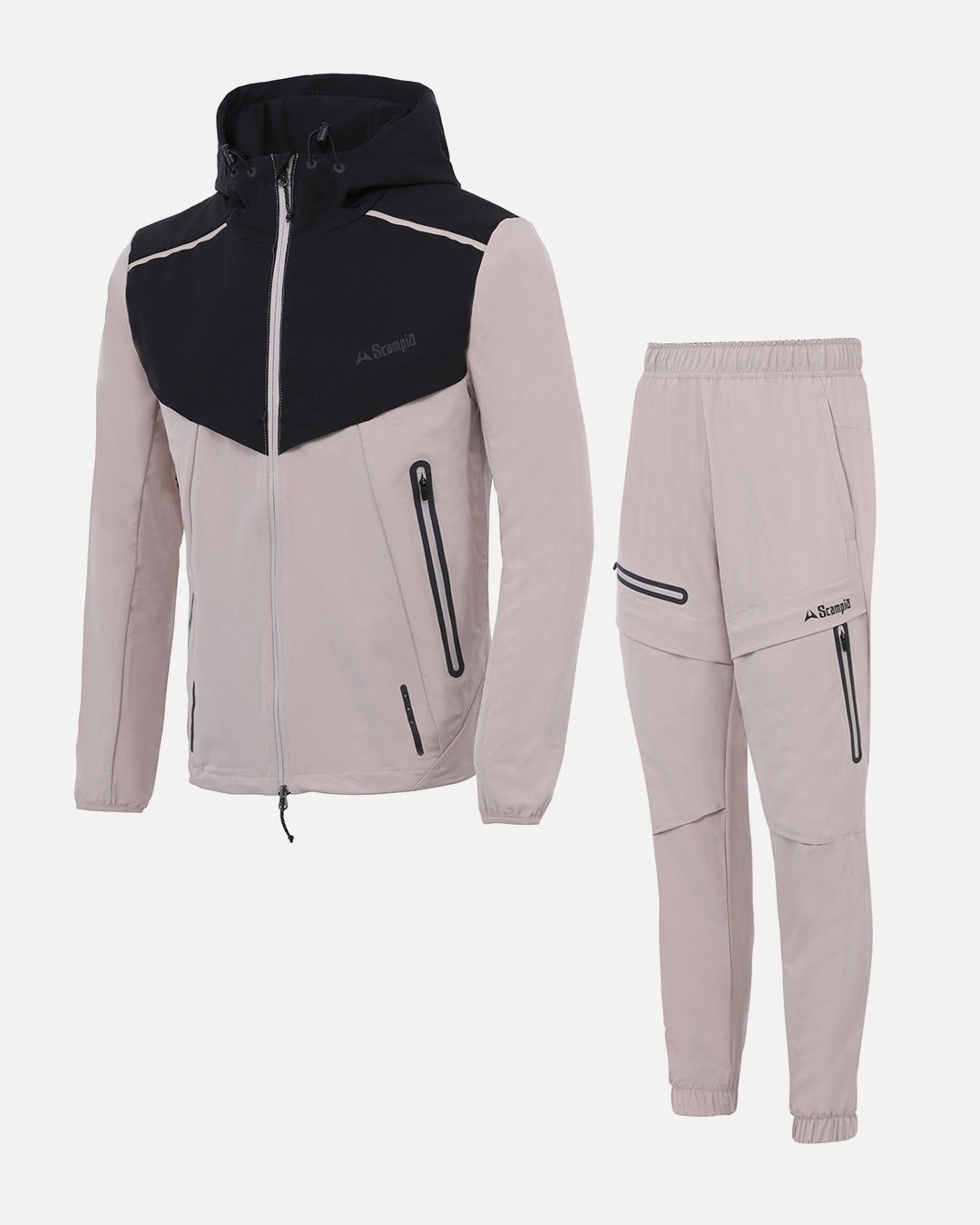 Survêtement Scampia Scalare - Beige/Noir