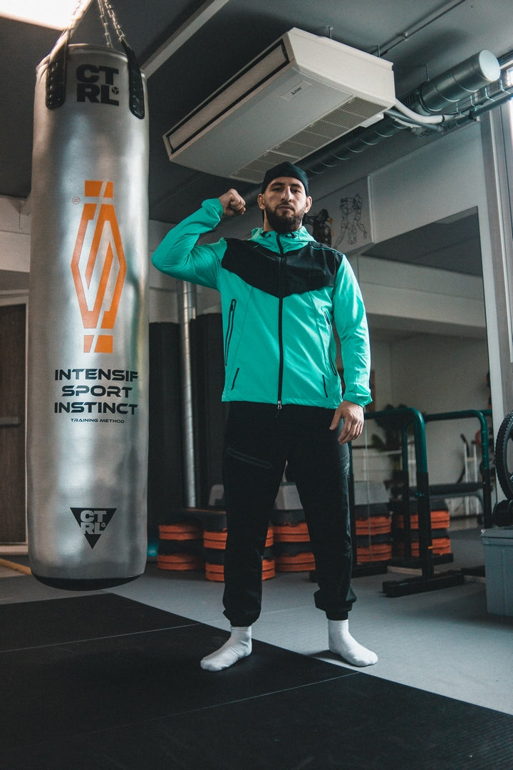 Survêtement Scampia Running Scalare - Menthe/Noir