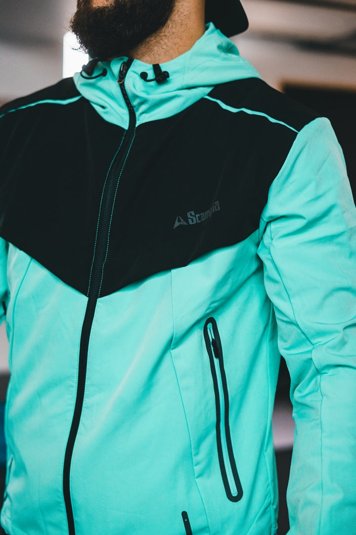 Survêtement Scampia Running Scalare - Menthe/Noir