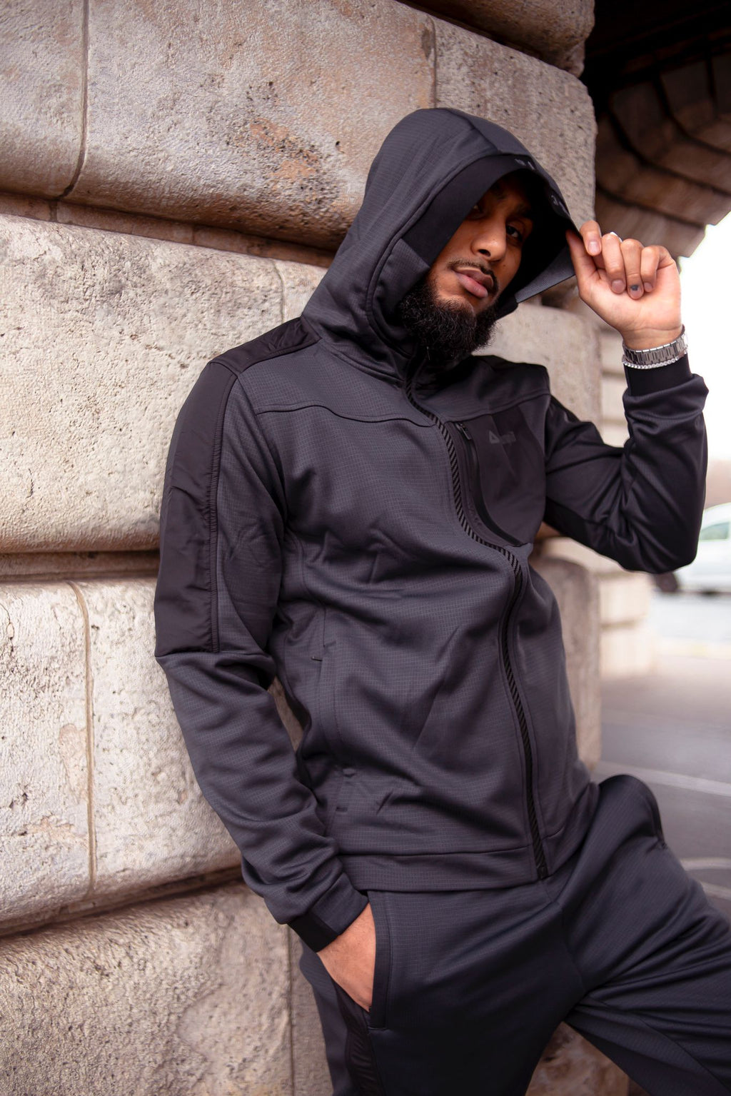 Survêtement Scampia Scuro - Gris/Noir