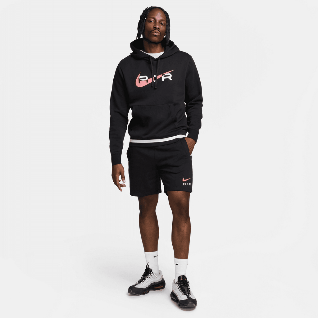 Sweat à capuche Nike Air -  Noir/Rouge
