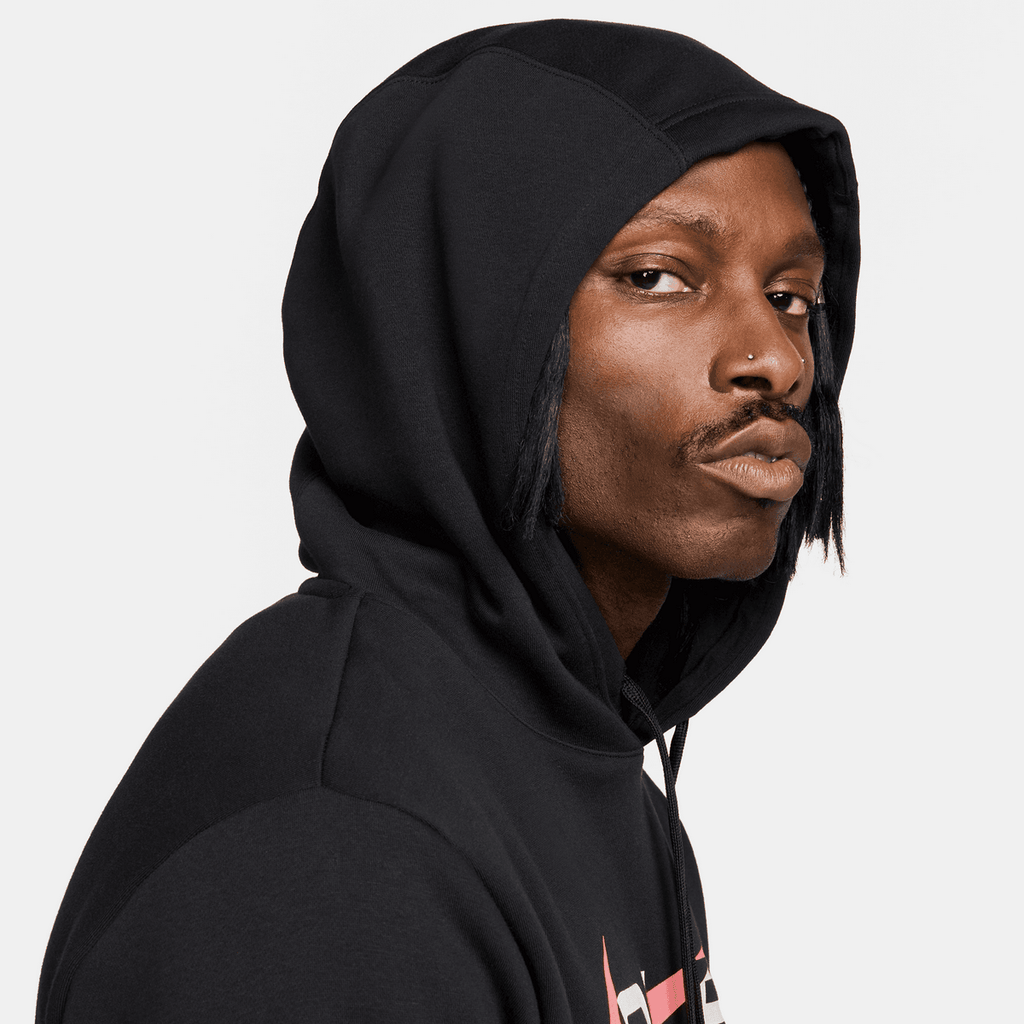 Sweat à capuche Nike Air -  Noir/Rouge