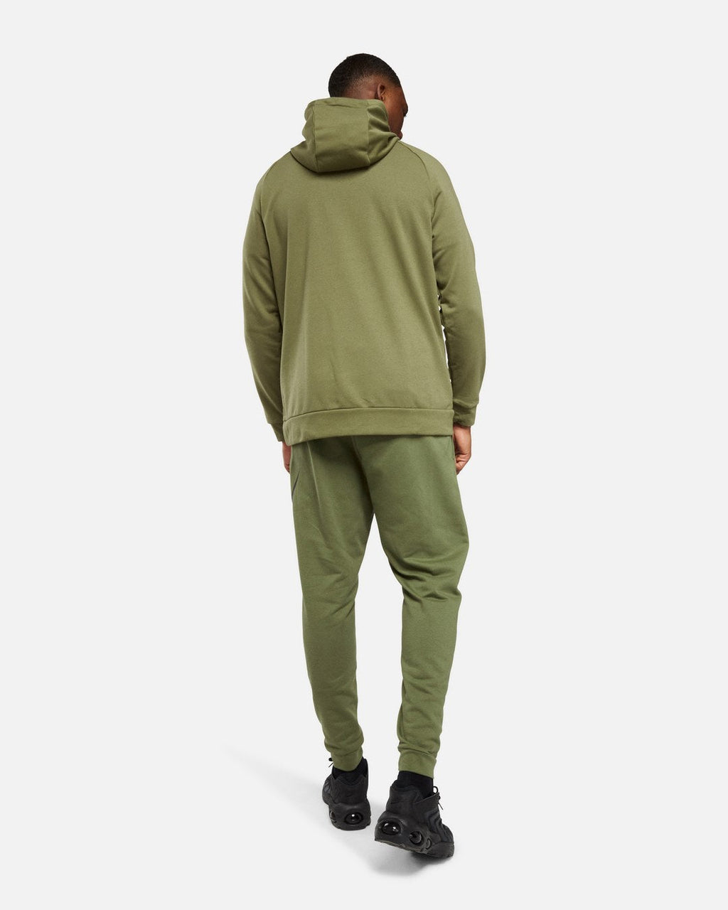 Sweat a capuche Nike Running Dry Graphic - Kaki/Noir