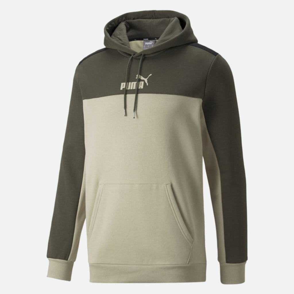 Sweat à capuche Puma - Beige/Kaki