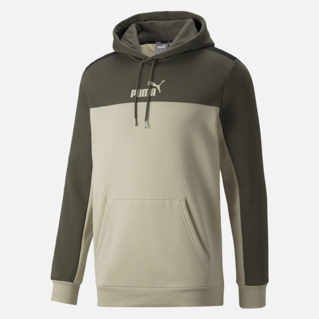 Sweat à capuche Puma - Beige/Kaki