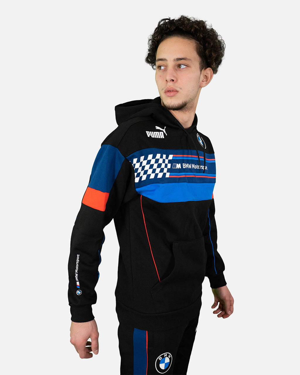 Sweat à capuche Puma BMW M Motorsport - Noir/Bleu
