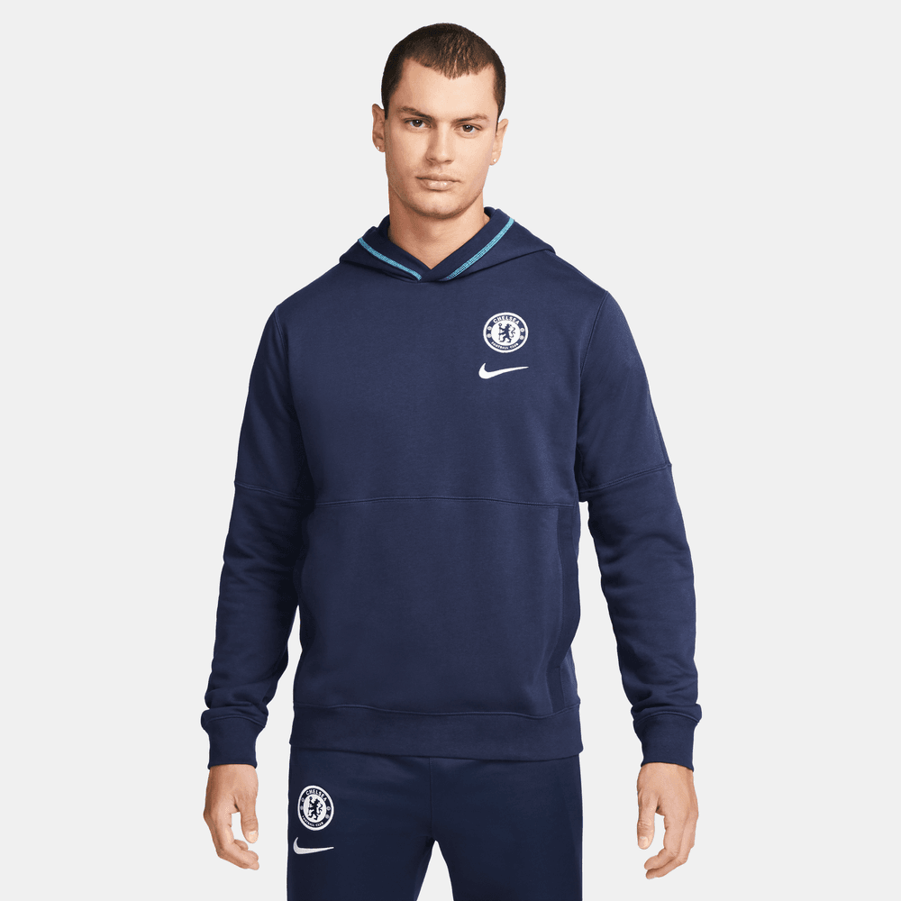 Sweat Capuche Chelsea Travel - Bleu/Blanc