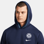 Sweat Capuche Chelsea Travel - Bleu/Blanc