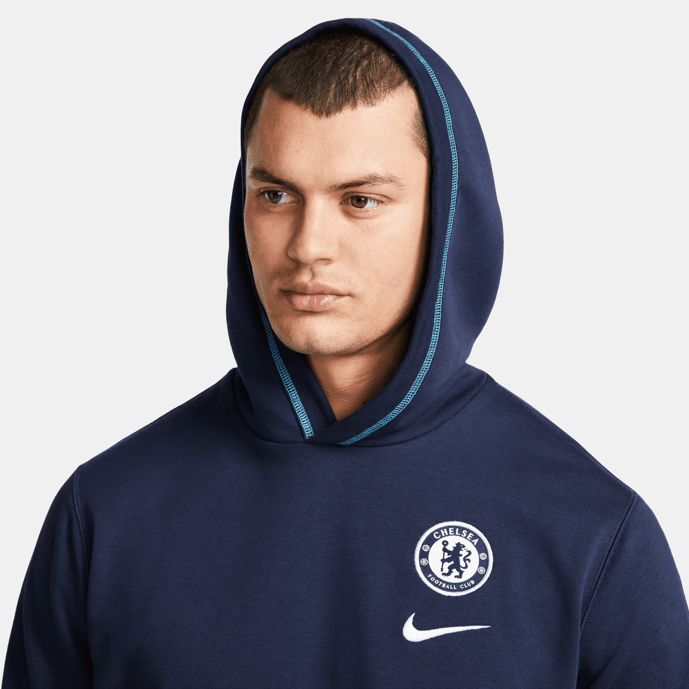 Sweat Capuche Chelsea Travel - Bleu/Blanc