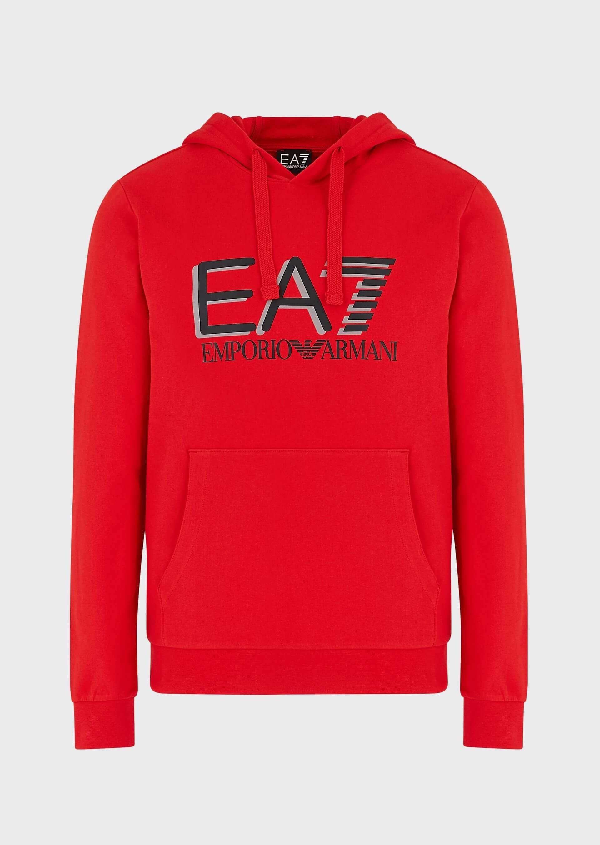 Sweat capuche EA7 Train Visibility - Rouge