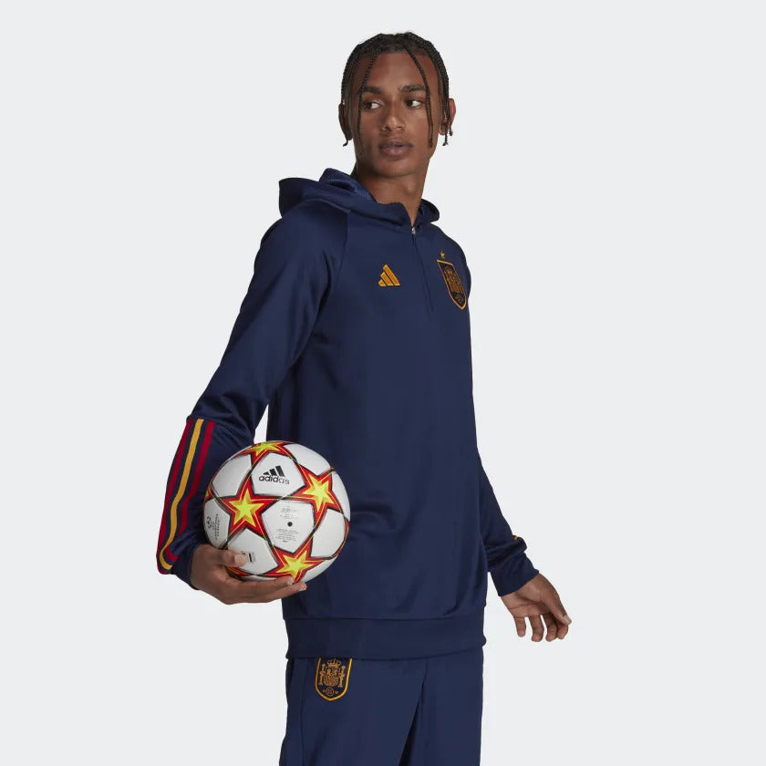 Sweat à capuche Espagne - Bleu/Rouge/orange