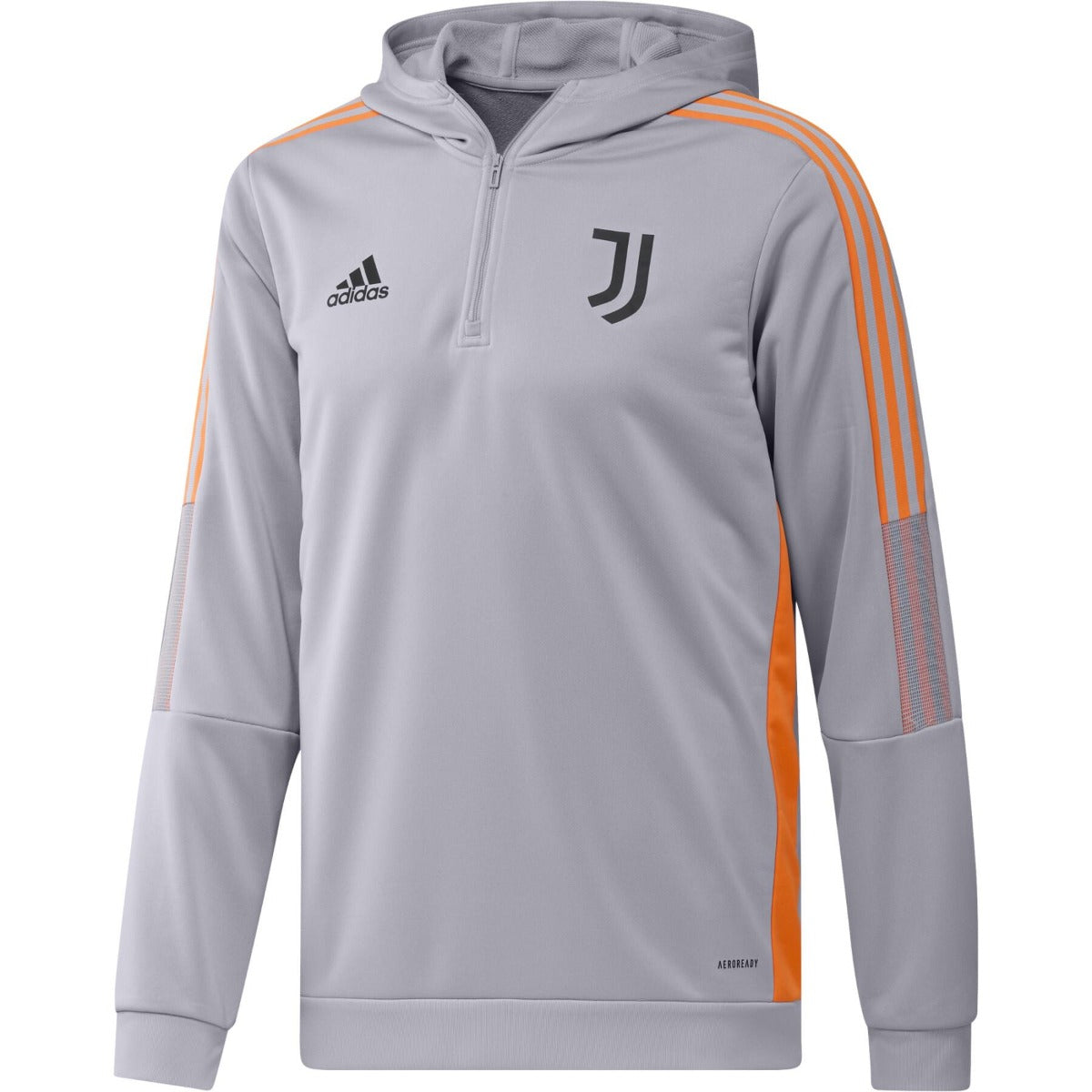Haut d'entrainement à capuche Juventus - Gris/Orange