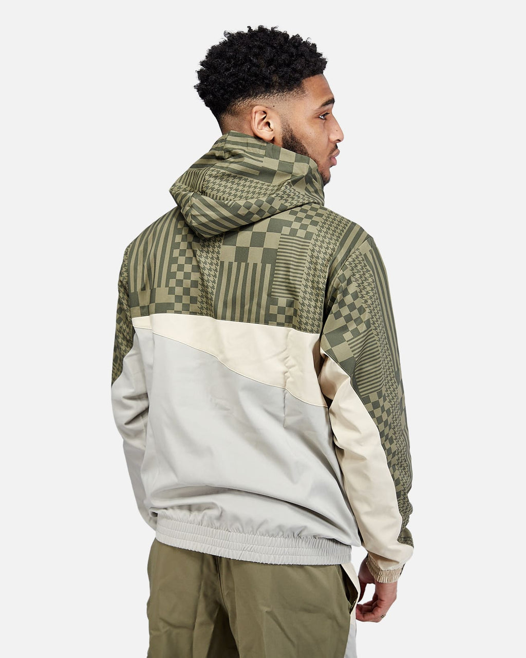 Sweat à capuche Milan AC - Kaki/Gris