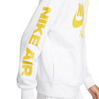 Sweat à capuche Nike Air Fleece - Blanc/Doré