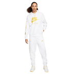 Sweat à capuche Nike Air Fleece - Blanc/Doré