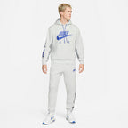 Sweat à capuche Nike Air Fleece - Gris/Bleu